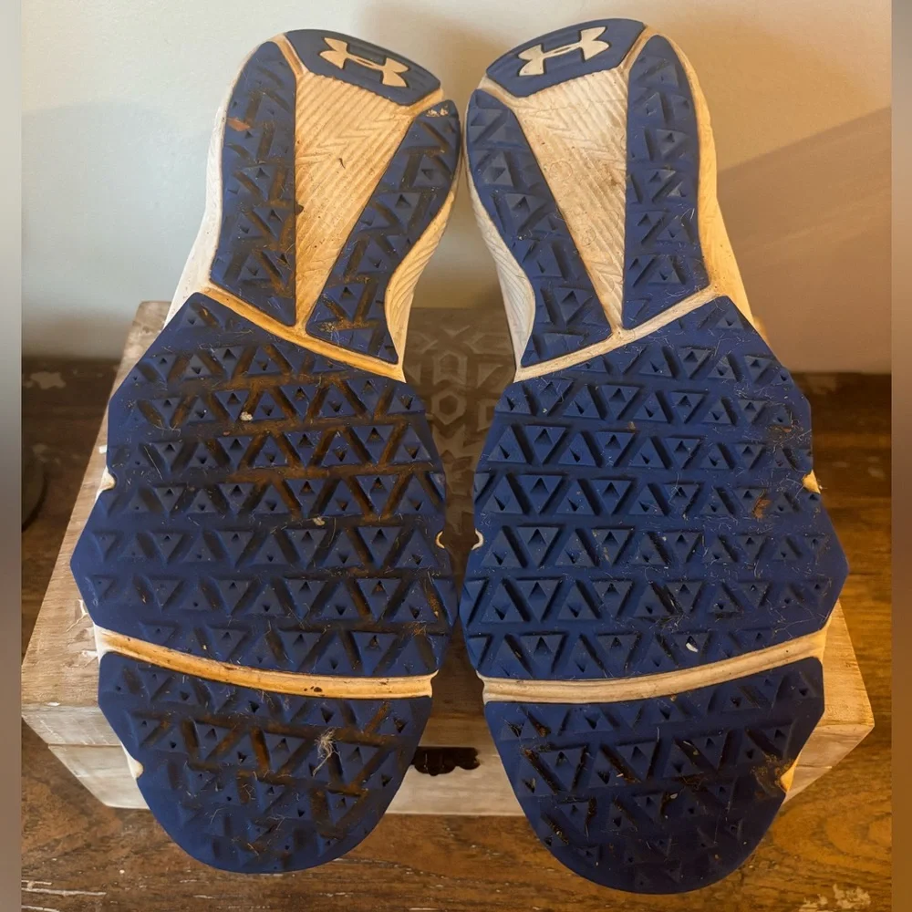 UNDER ARMOUR | Blue and White Sneakers Size 10.5